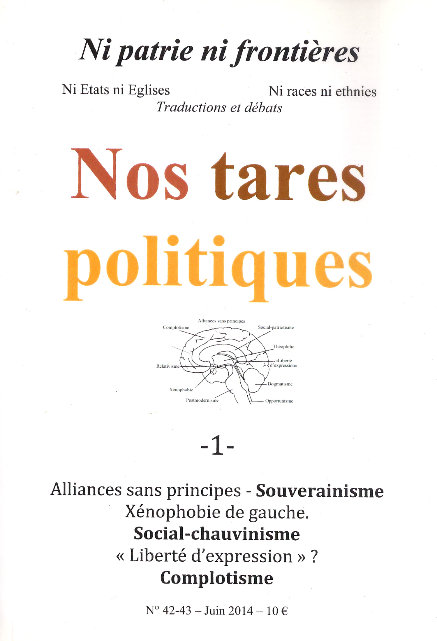 Ni patrie ni frontières! n° 42-43: No tares politiques 1