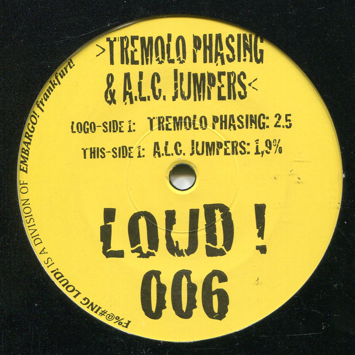 LOUD006 Tremolo Phasing & A.L.C. Jumpers