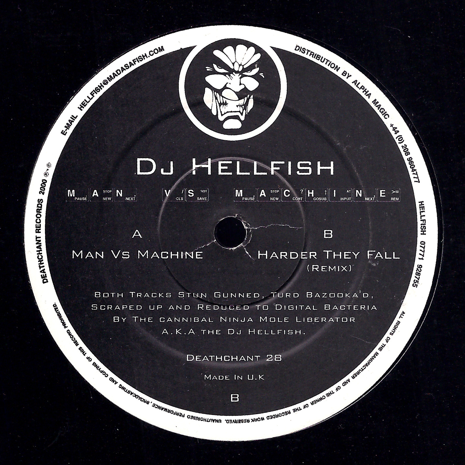 Deathchant28 DJ Hellfish: Man Vs Machine