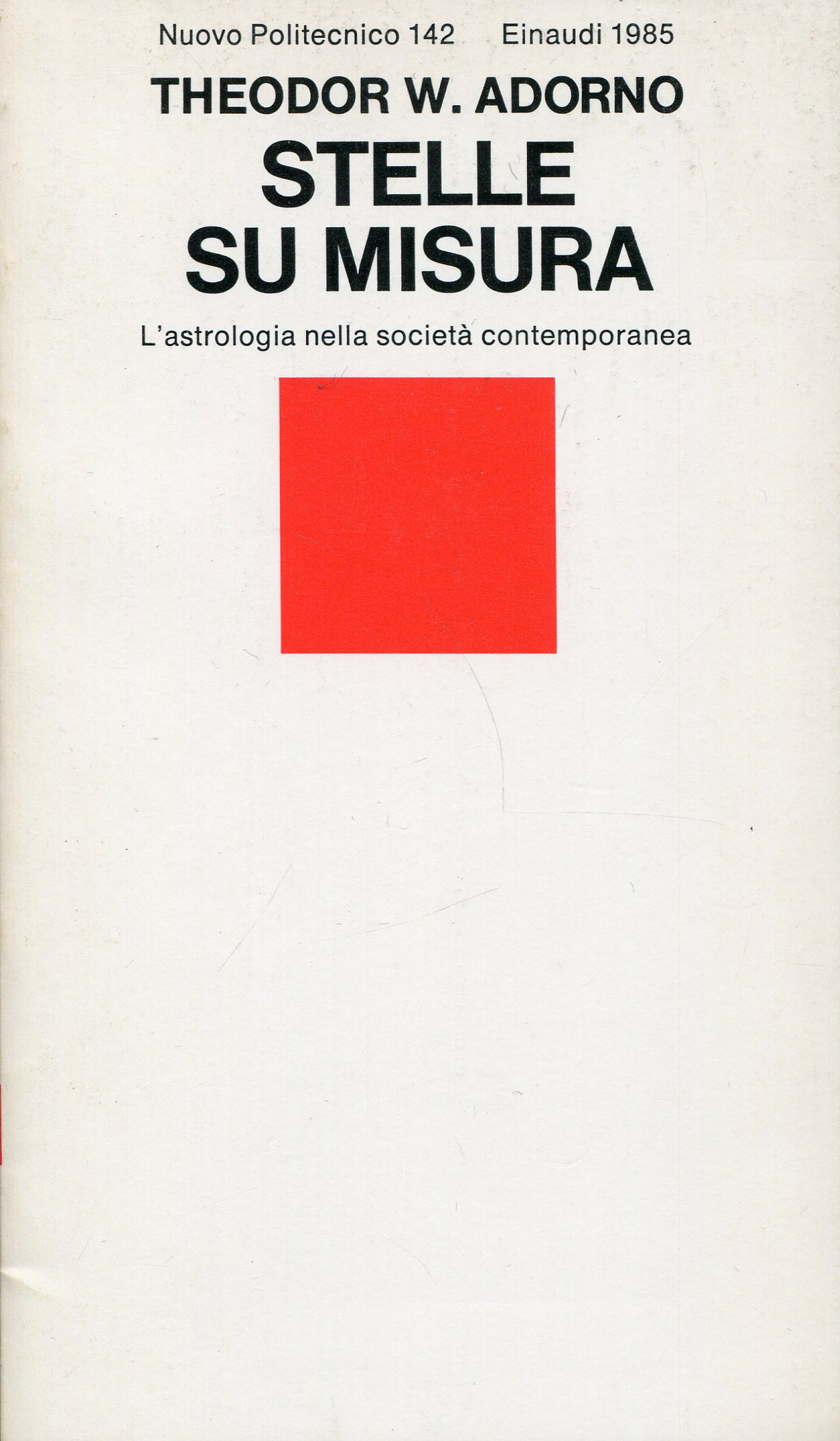 Theodor W. Adorno: Stelle su misura