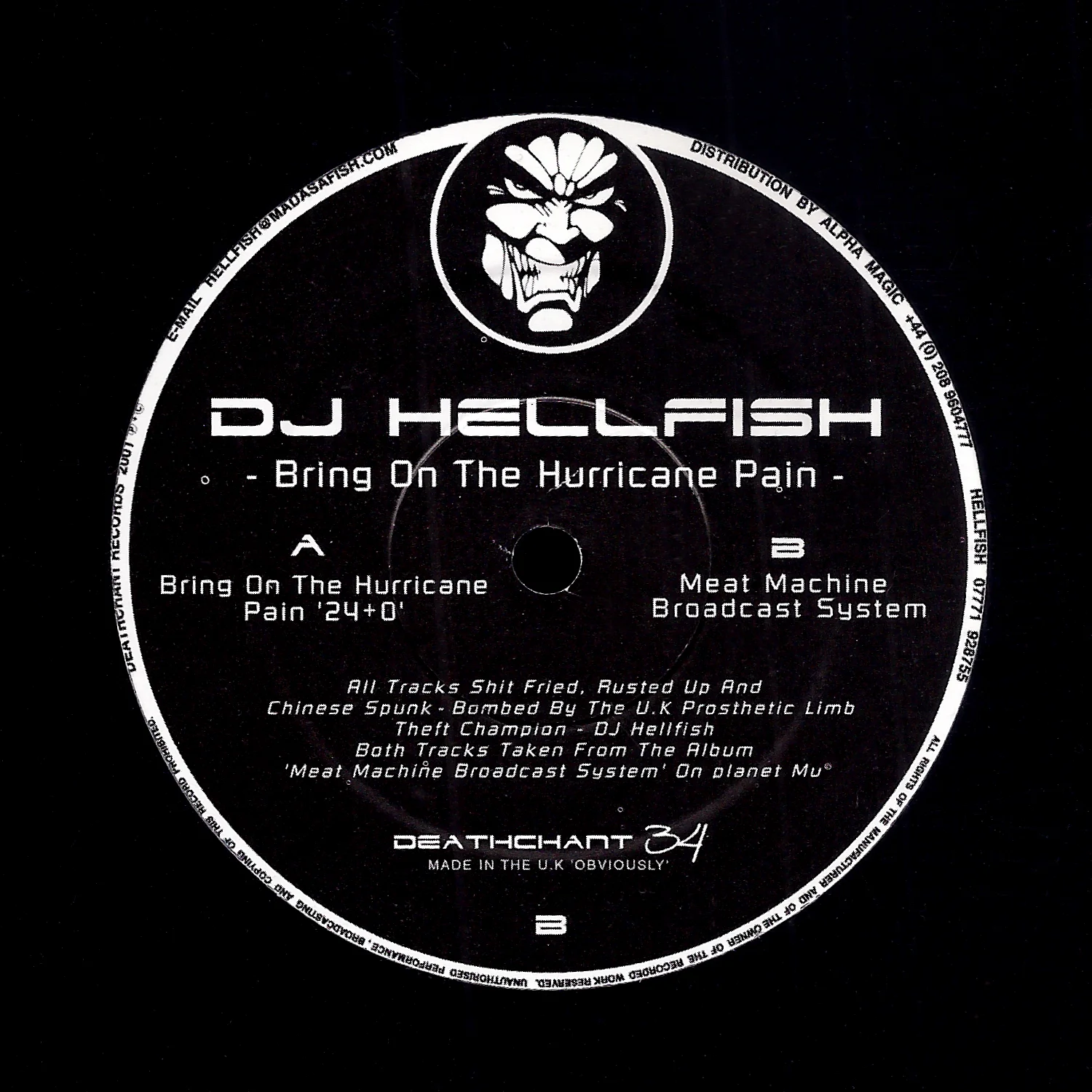 DJ Hellfish: Bring On The Hurricane Pain