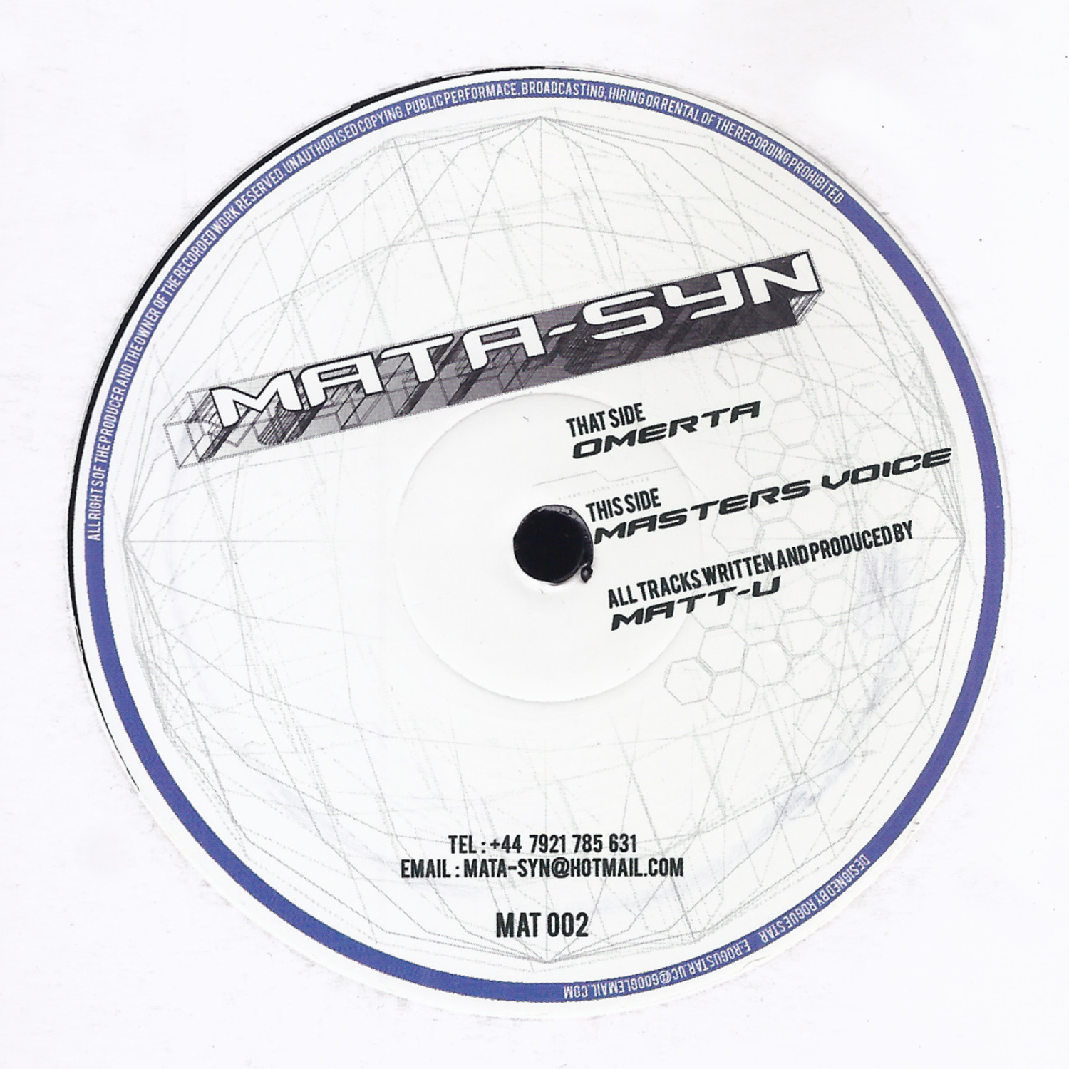 Matt-U: Omerta/Masters Voice