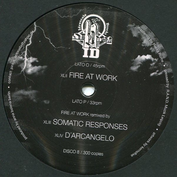 Fire at Work: Resurrection (incl. Rmx by Somatic Responses & D'Arcangelo)