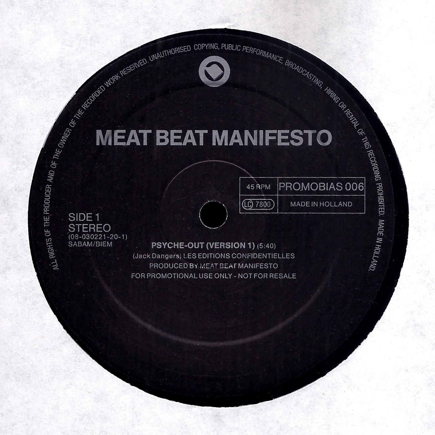 Meat Beat Manifesto: Psyche-Out (Promo)