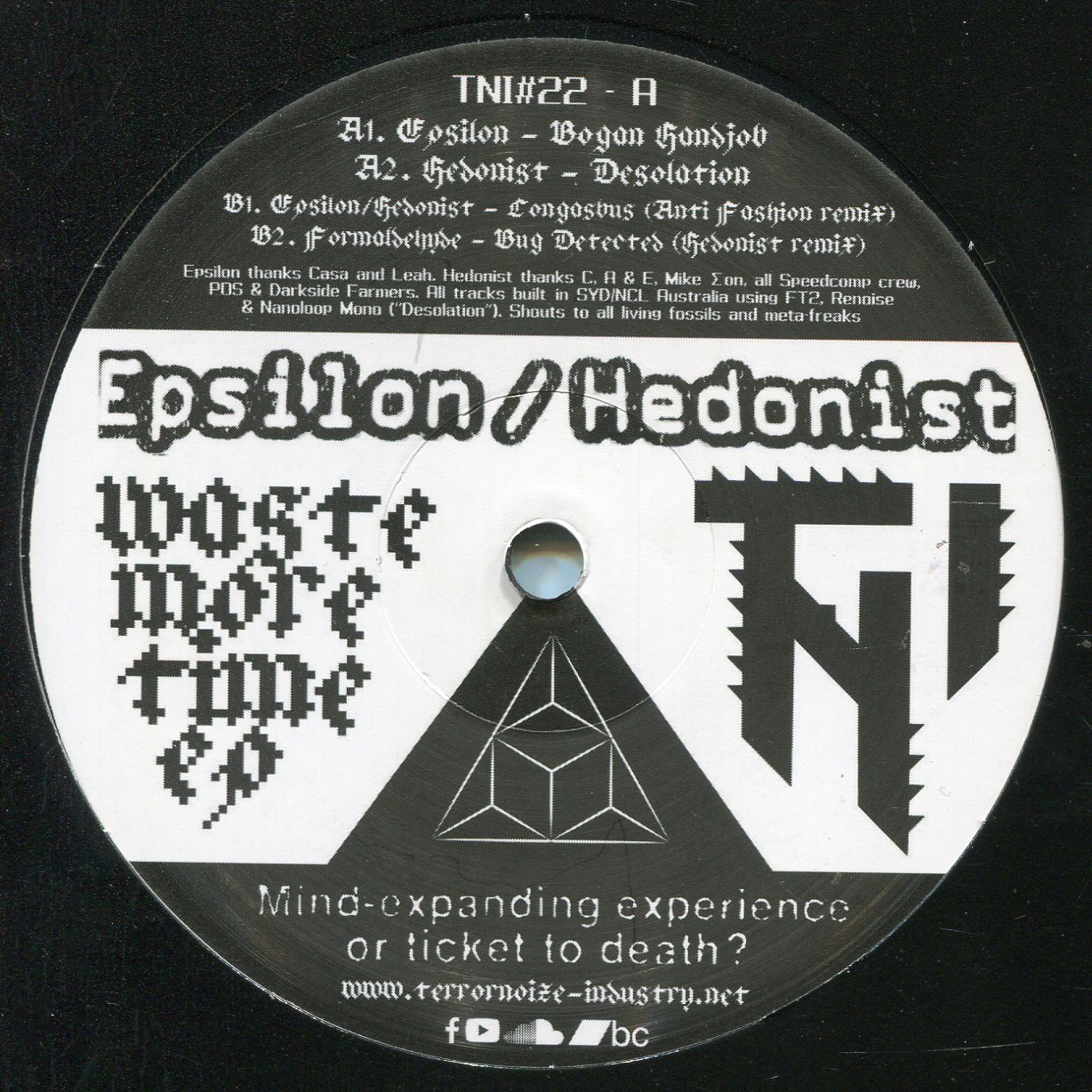 TNI_a_022 Epsilon/Hedonist: Waste More Time EP
