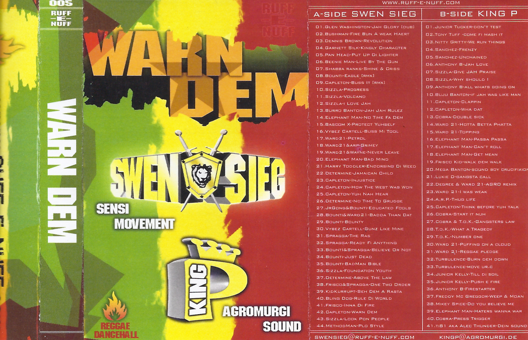Ruff-E-Nuff-005 Swen Sieg: Warn Dem