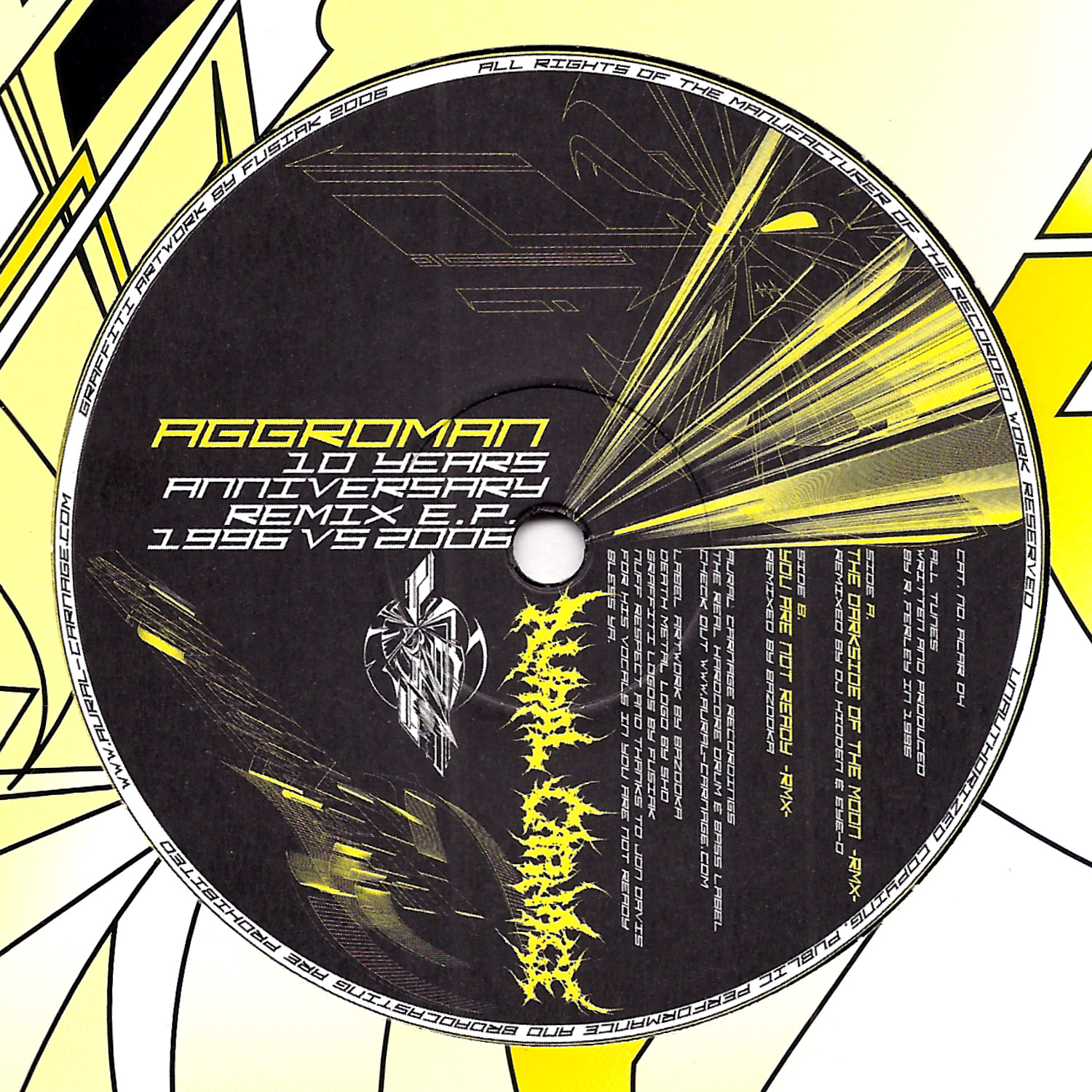 Aggroman 1996 vs. 2006 (DJ Hidden & Eye-D/Bazooka remixes) Aggroman 1996 vs. 2006 (DJ Hidden & Eye-D/Bazooka remixes)