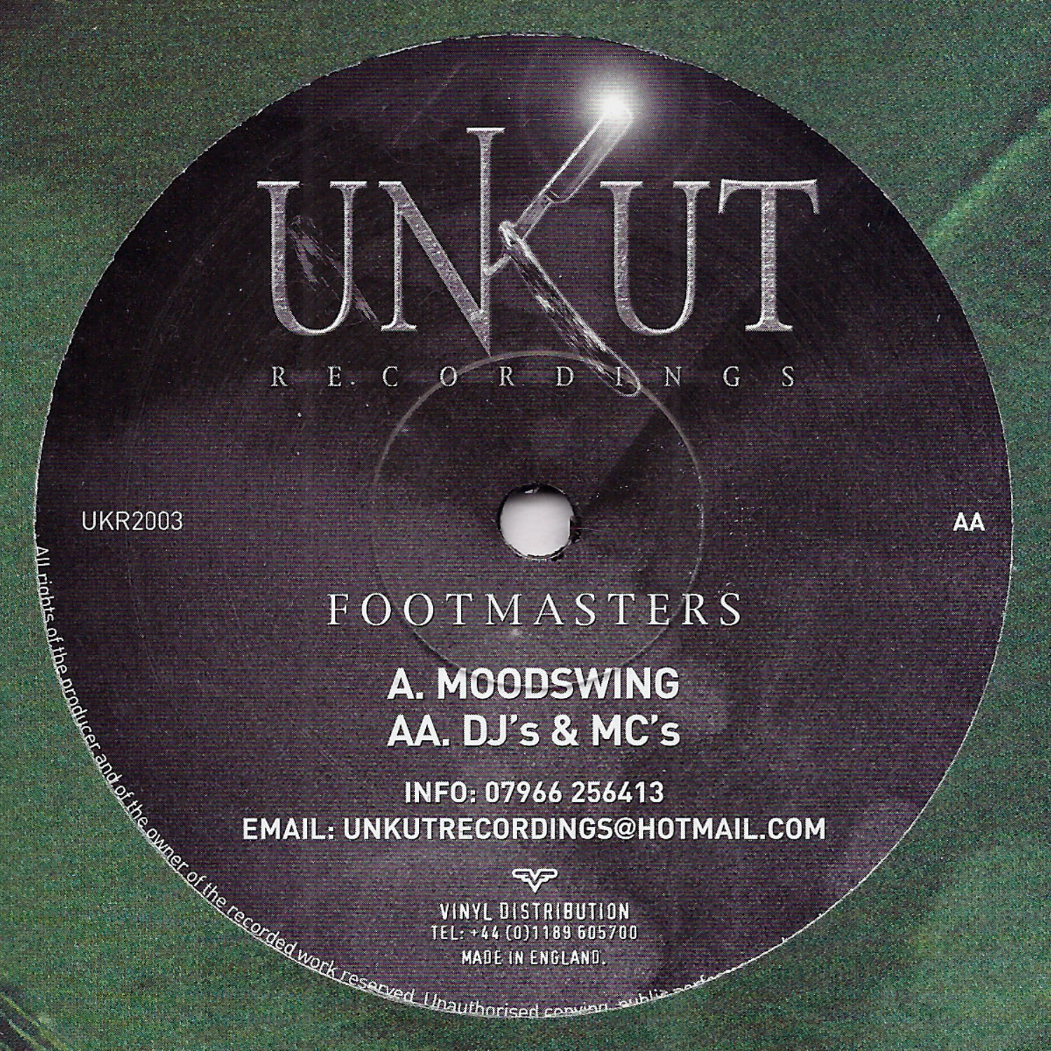Footmasters: Moodswing / DJ's & MC's