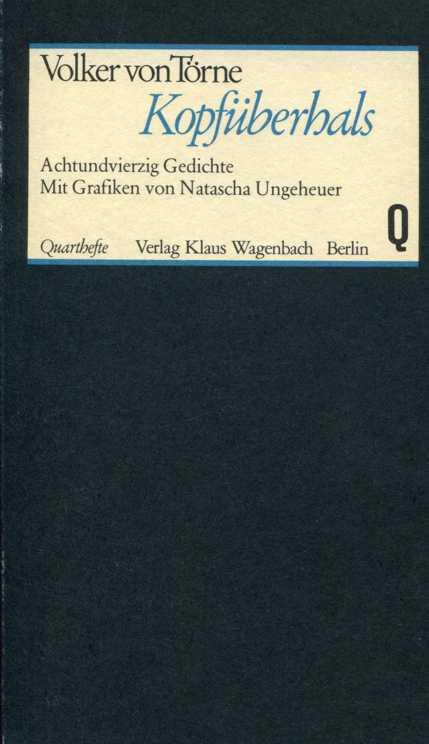 Volker von Thörne: Kopfüberhals