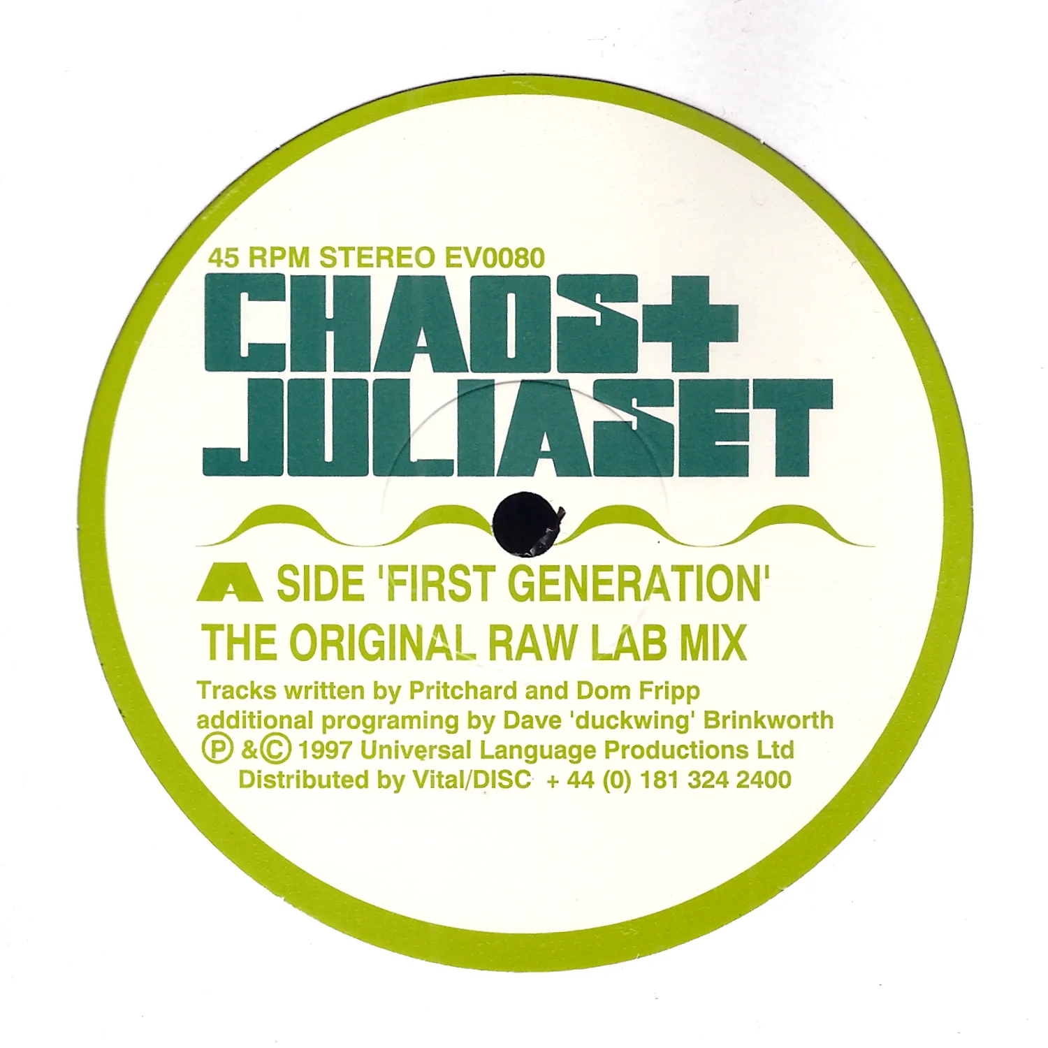 Chaos & Julia Set: First Generation (The Original Raw Lab Mix)