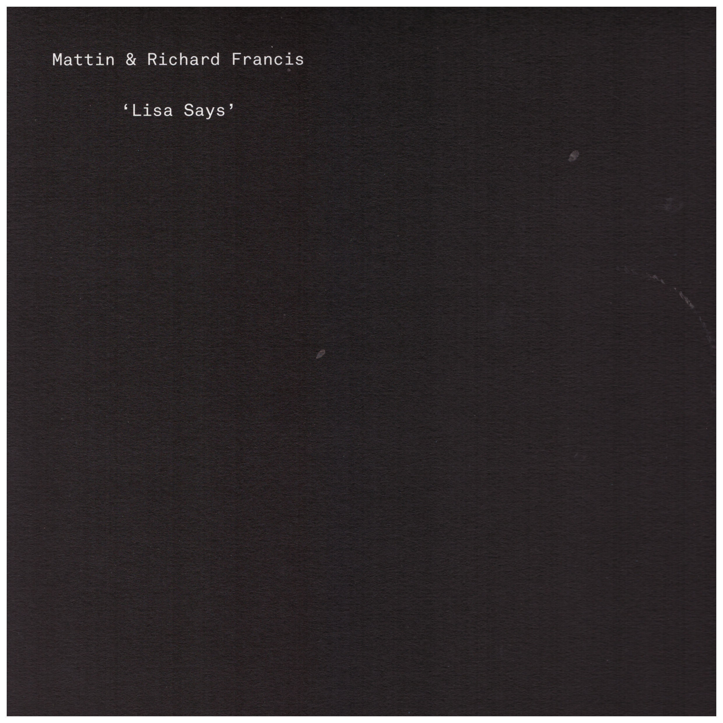 Mattin & Richard Francis