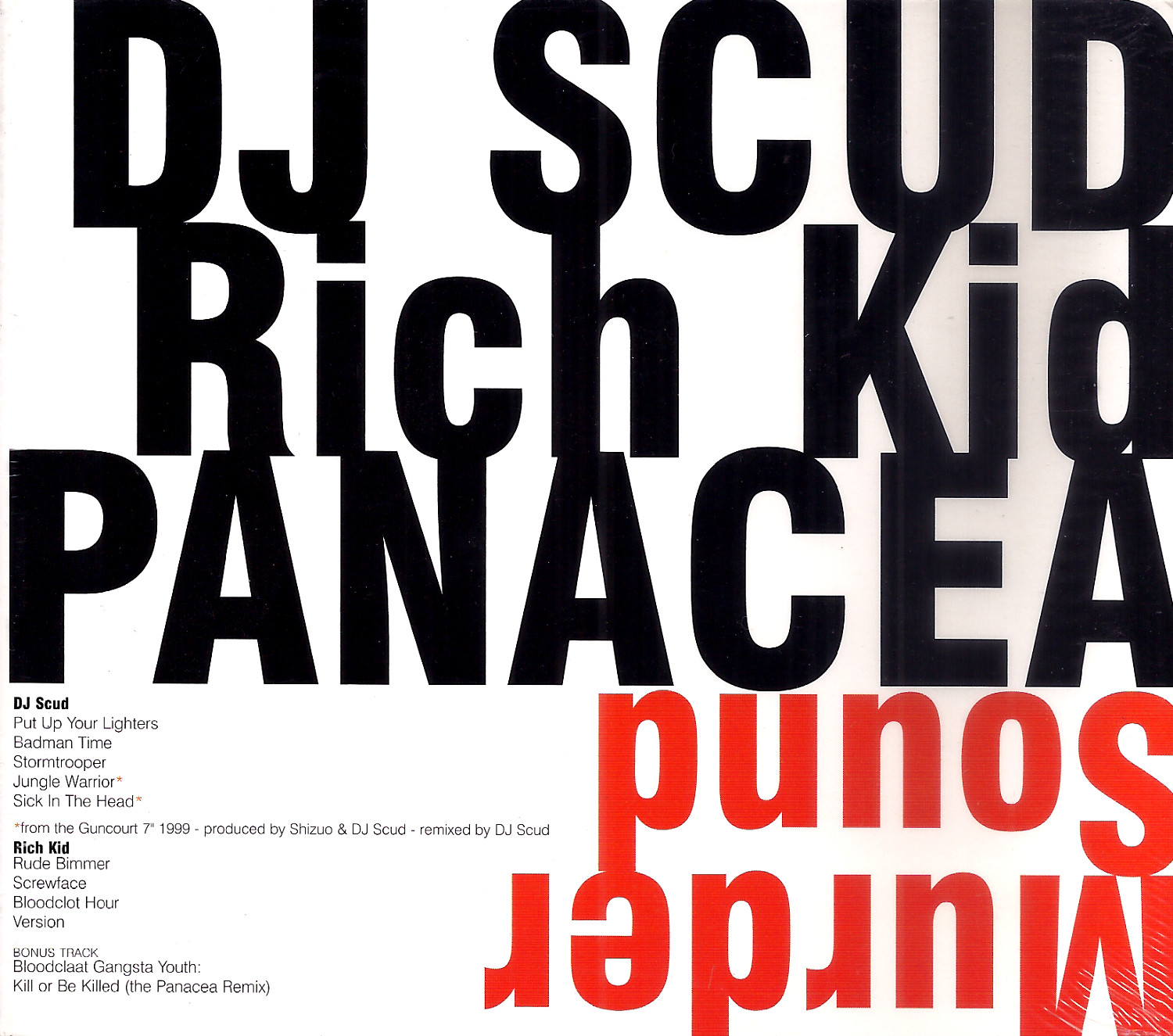 DJ Scud & Panacea: Murder Sound CD