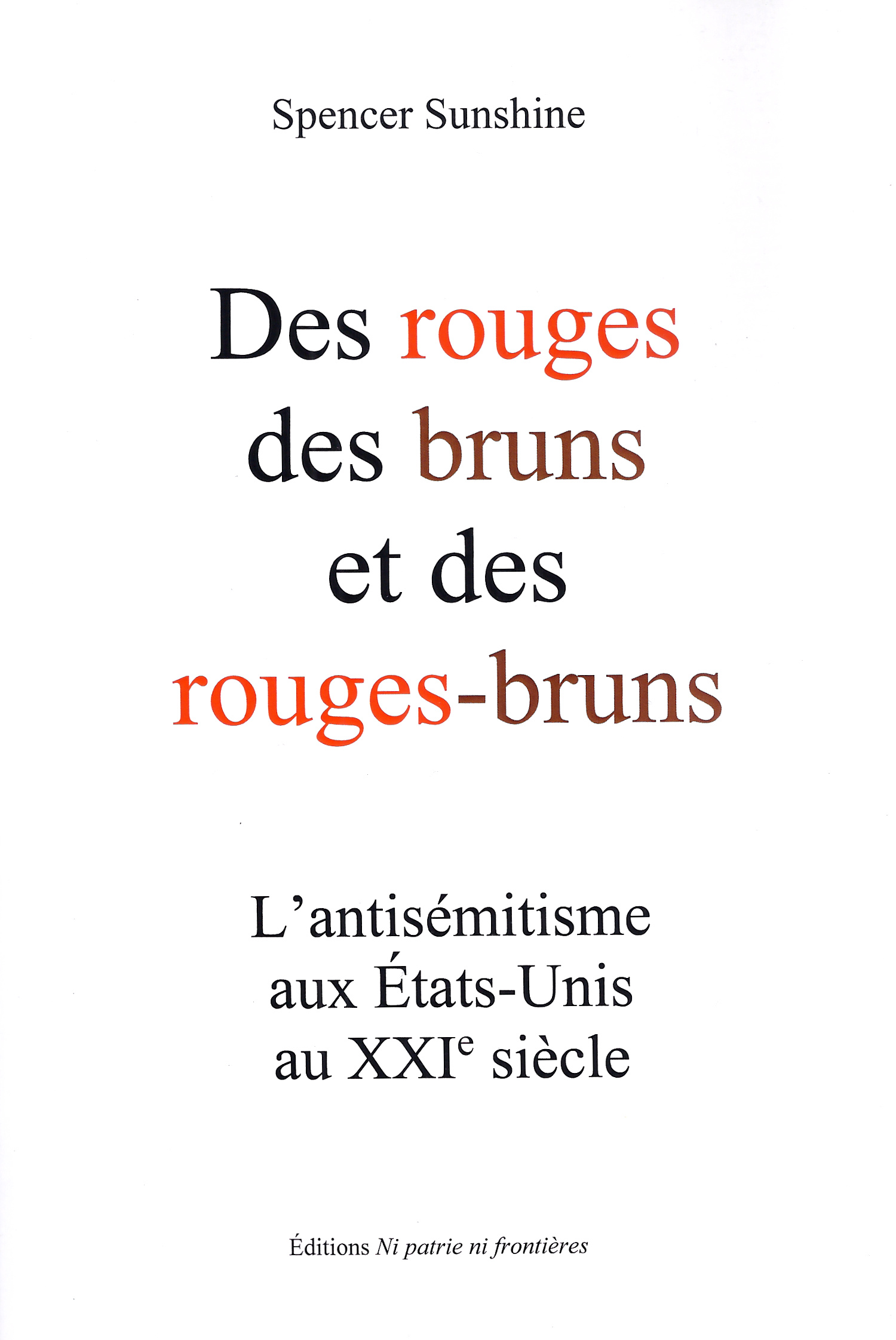 Sunshine-Rouges-bruns-1 Spencer Sunshine: Des rouges, des bruns et des rouges-bruns