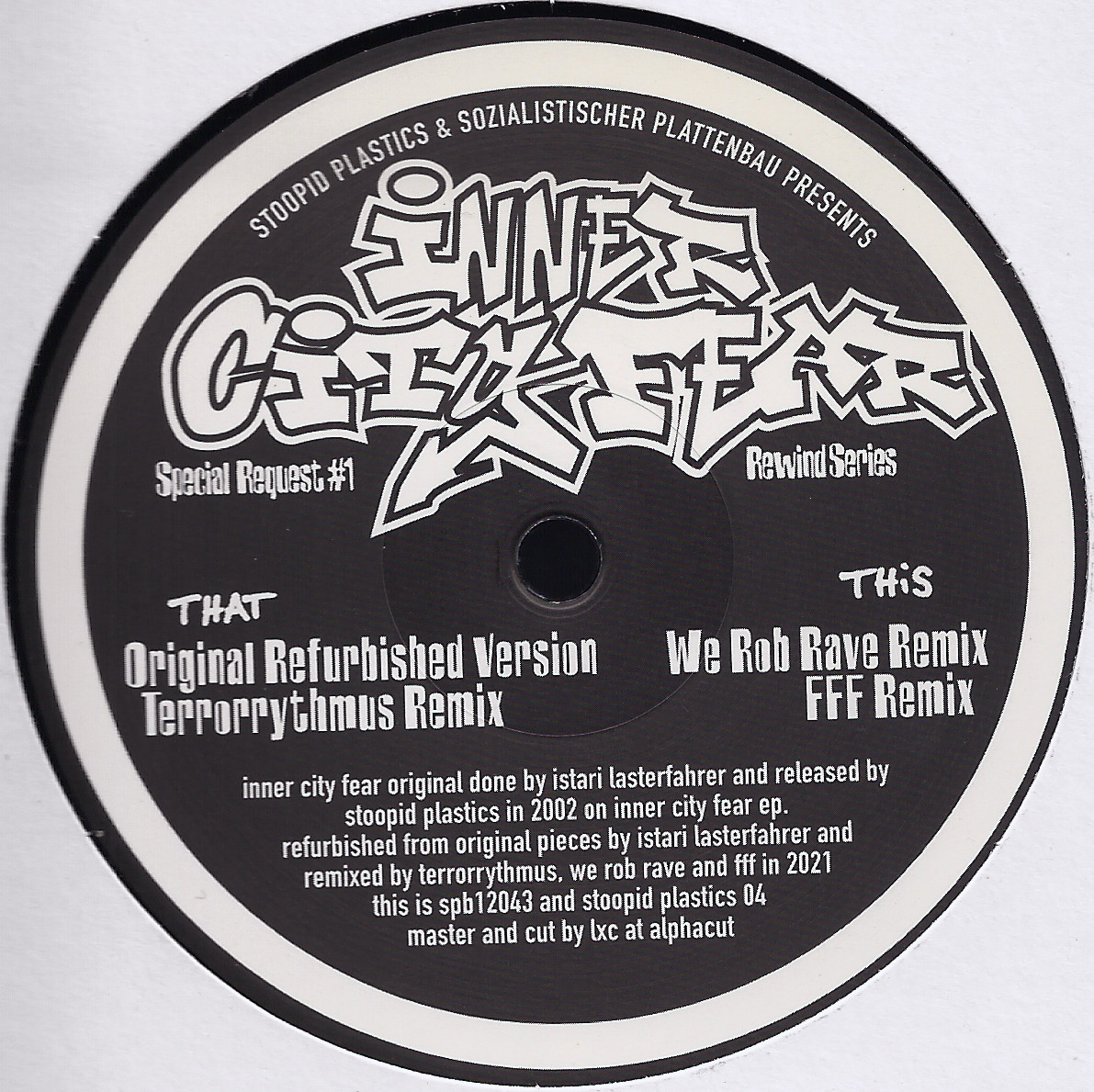V/A: Inner City Fear - Special Request #1 Rewind Series