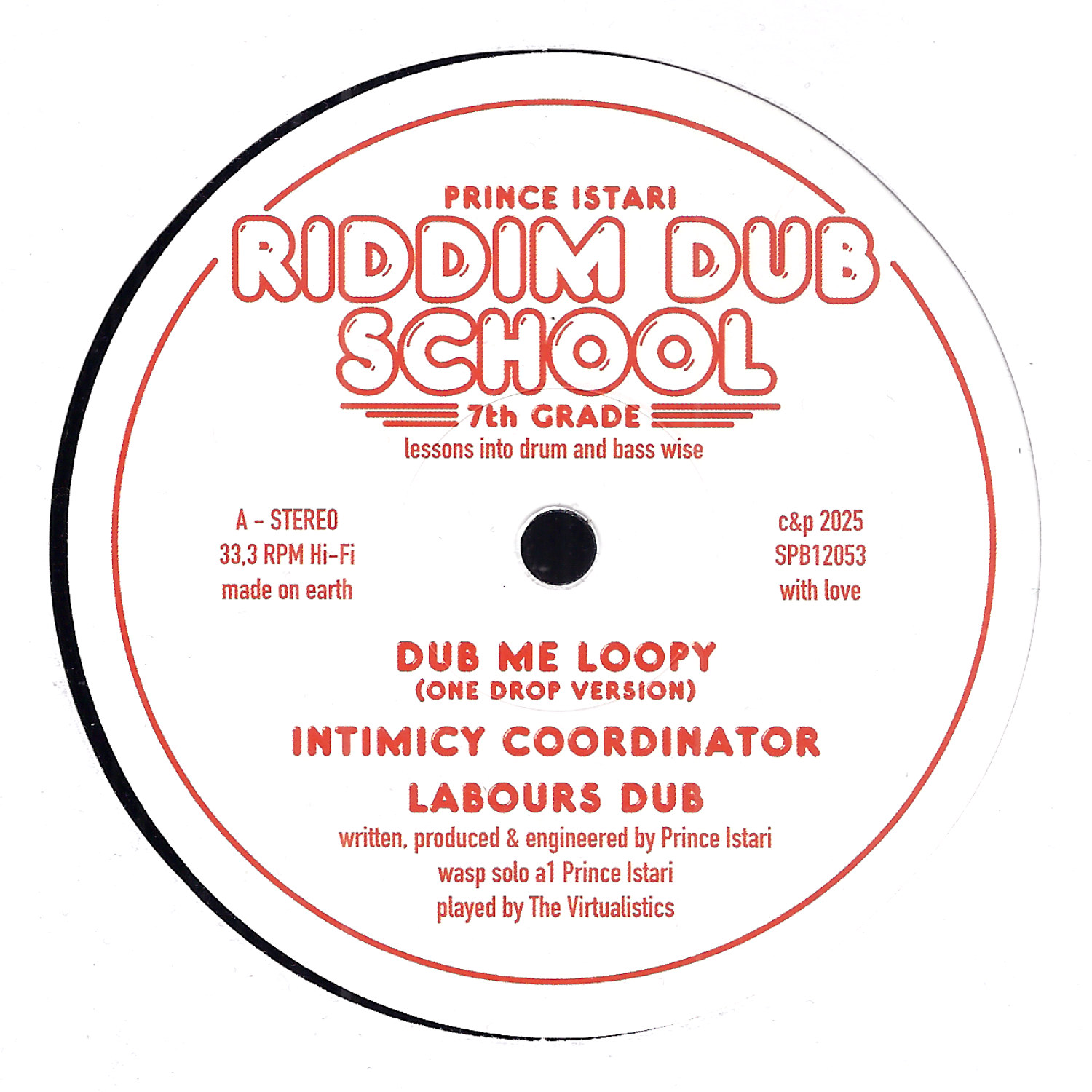 Prince Istari: Riddim Dub School 7th Grade Prince Istari: Riddim Dub School 7th Grade