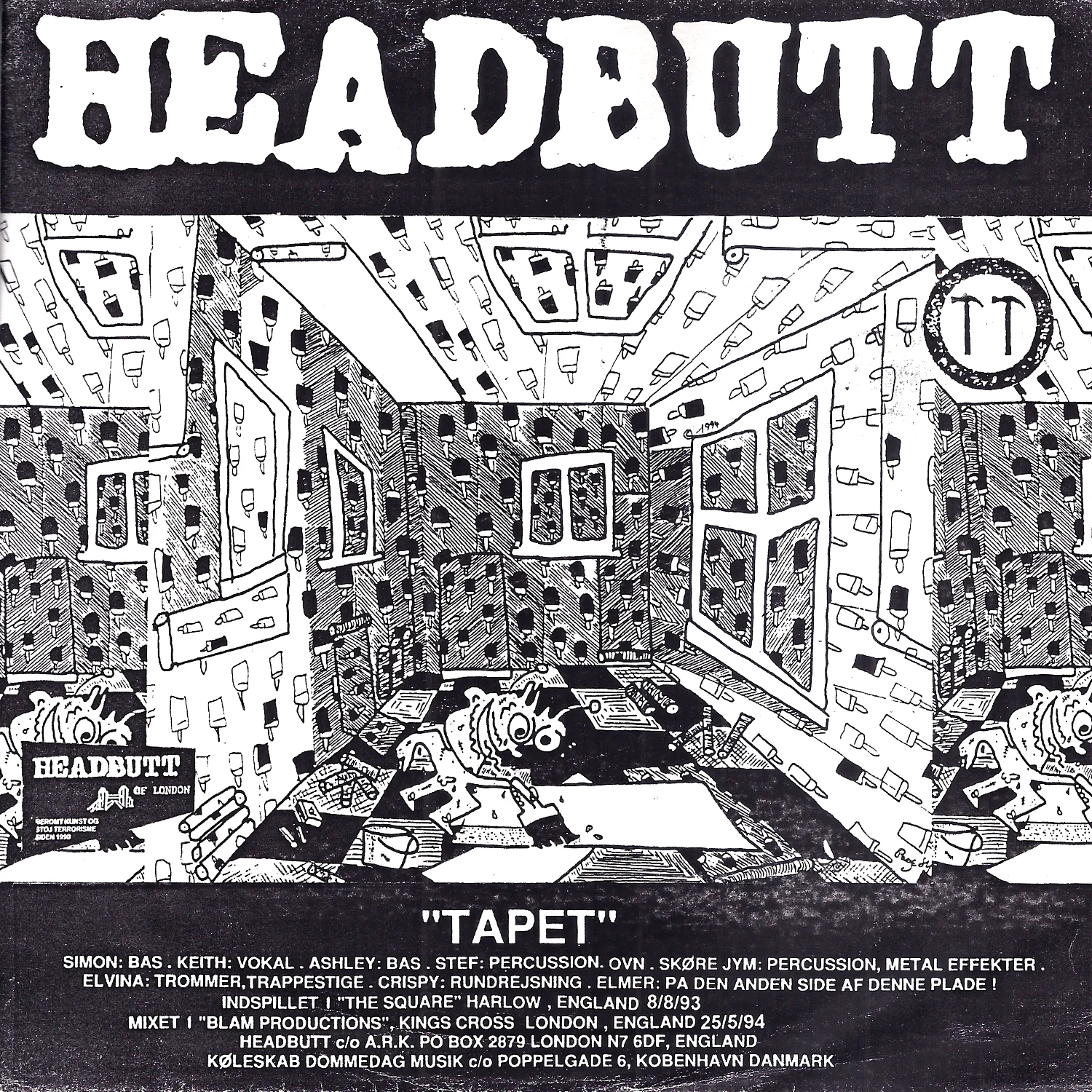 Headbutt / Sonic Violence: Tapet / Nedrevet Og Strukket