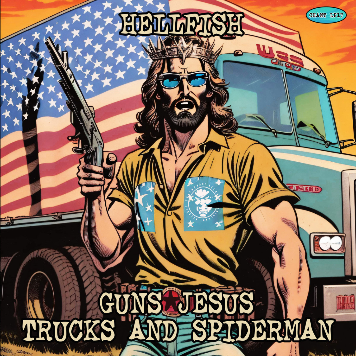 Hellfish: Guns Jesus Trucks And Spiderman