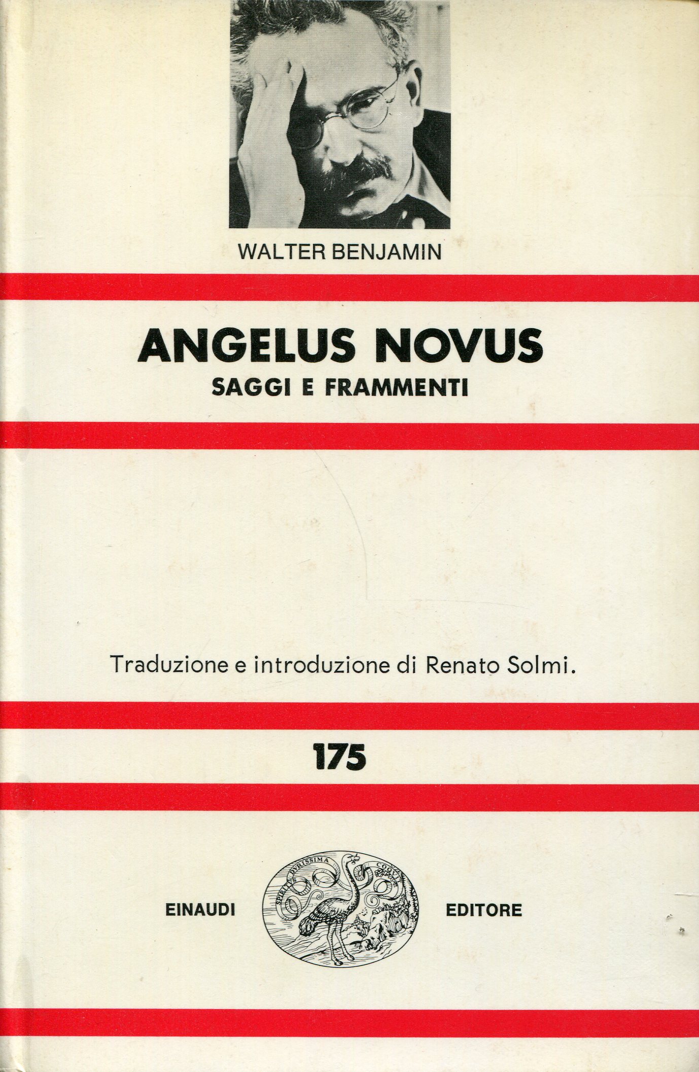 Walter Benjamin: Angelus Novus - Saggi e fragmenti