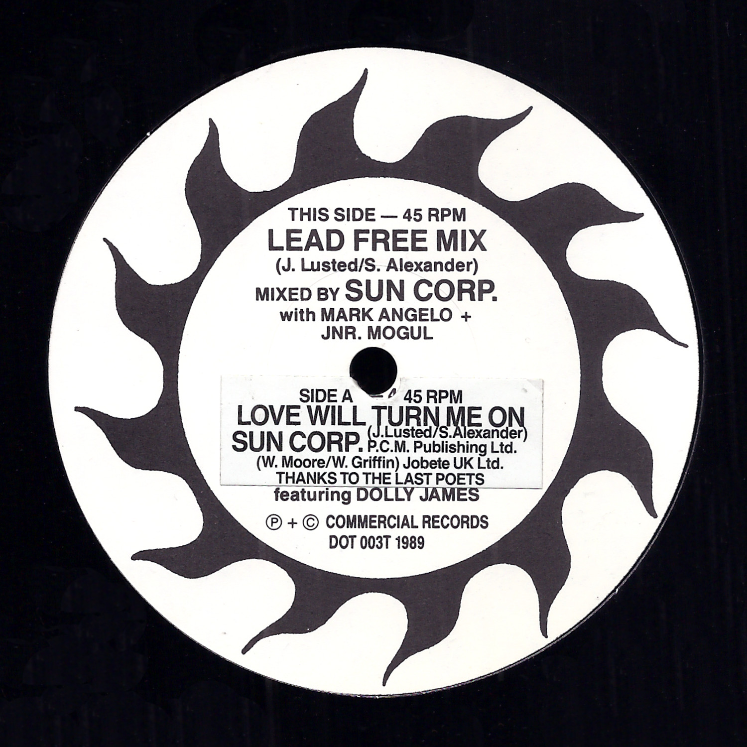 The Sun Corporation feat Dolly James: Love Will Turn Me On