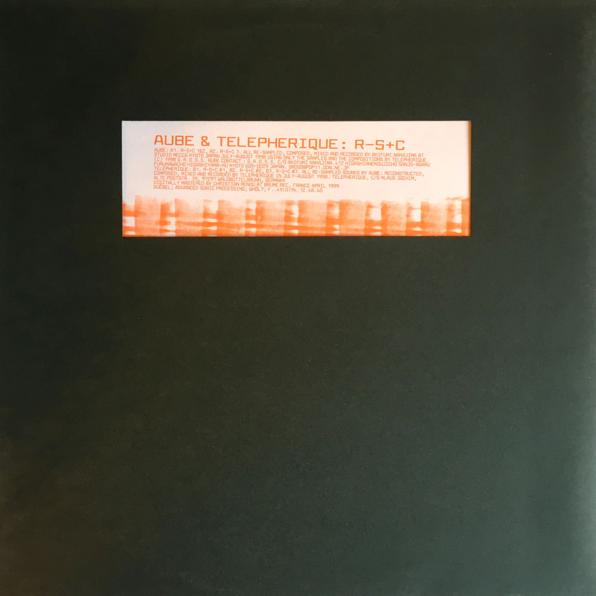 Duebel7 Aube & Telepherique: R-S+C