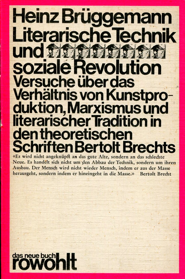 aeefc77be9a4778caa0672821abd9cdd Heinz Brüggemann: Literarische Technik und soziale Revolution