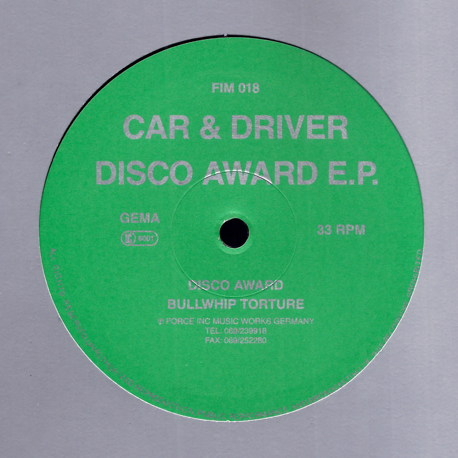 Car & Driver: Disco Award E.P.