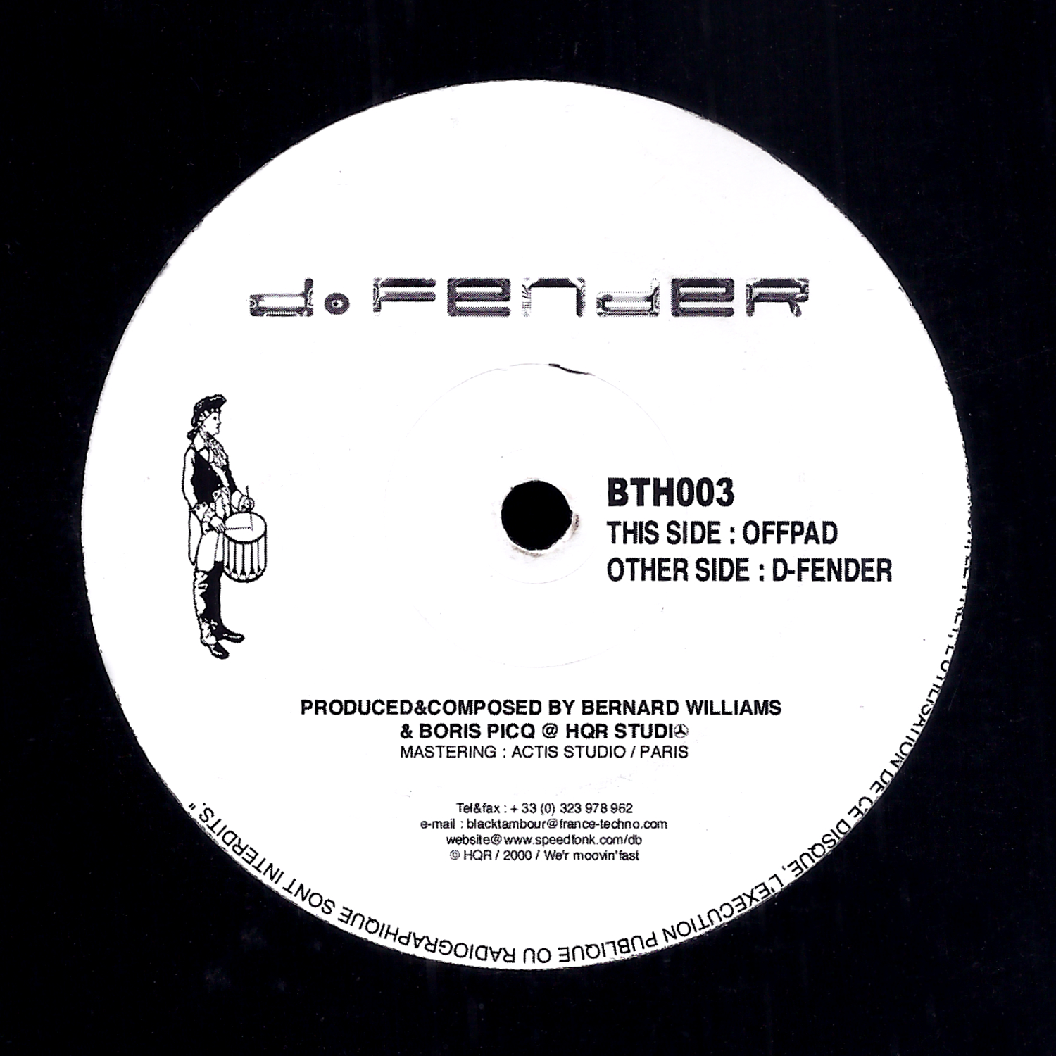 Bernard Williams & Boris Picq: D-fender