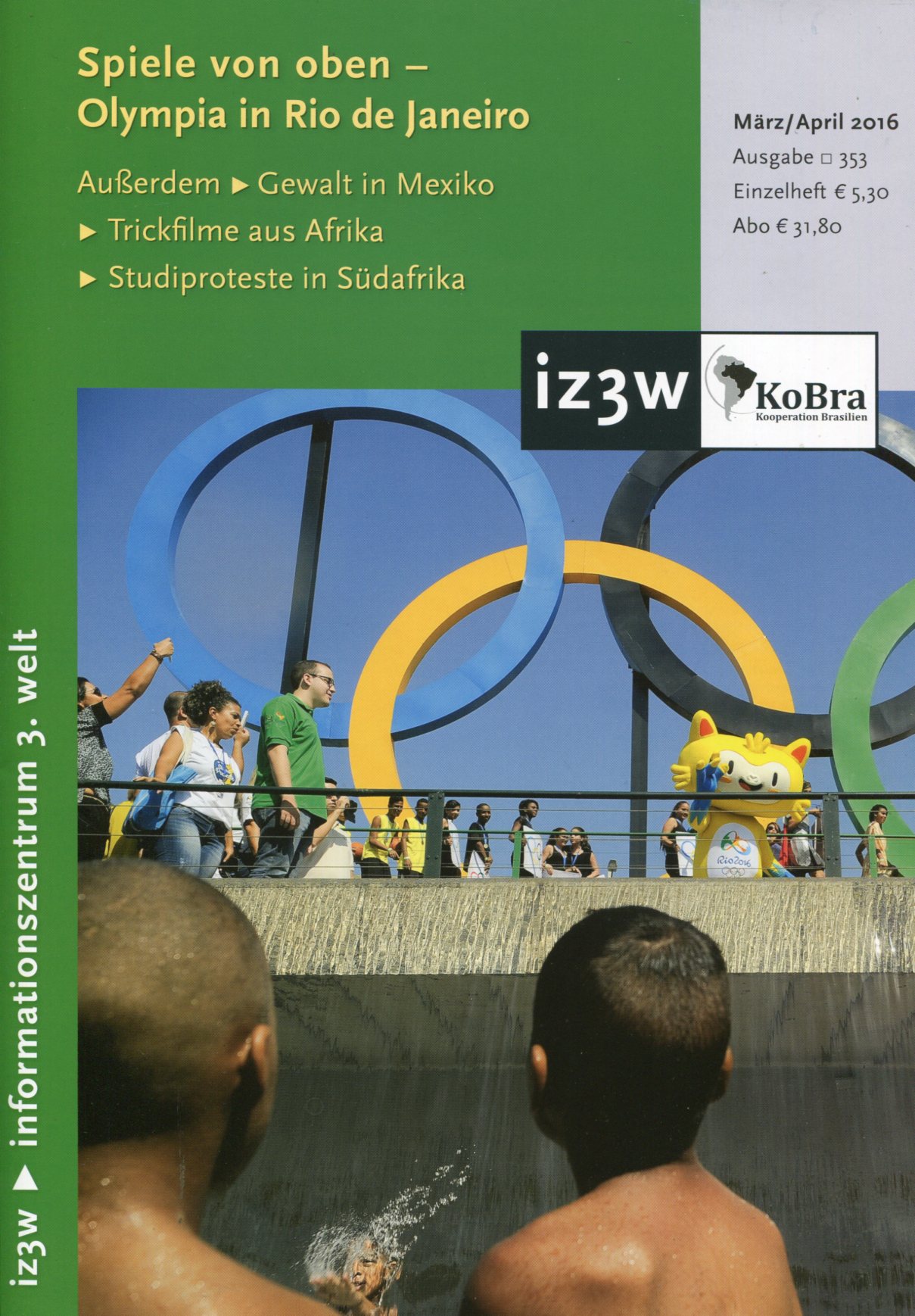 iz3w 353 - Spiele von oben - Olympia in Rio de Janeiro
