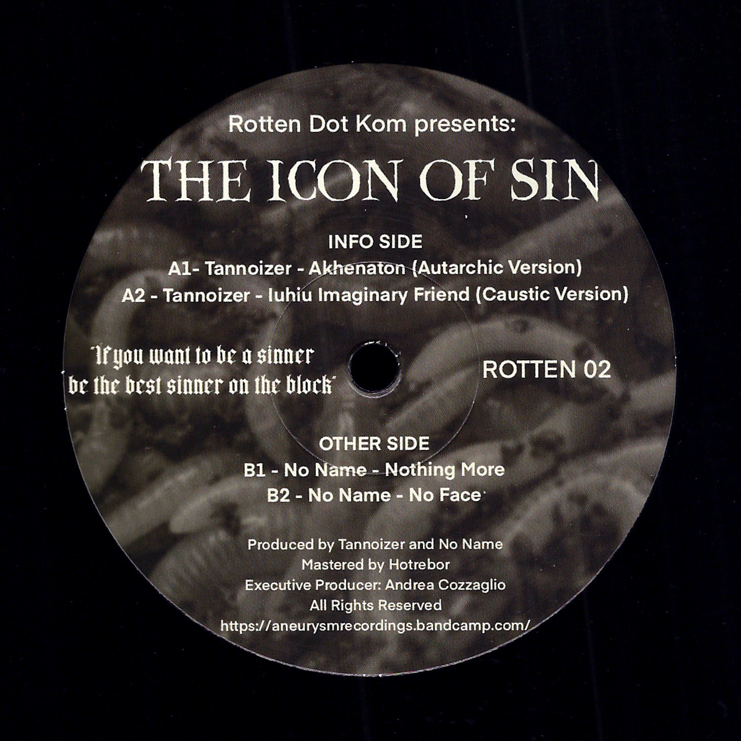 Tannoizer, No Name: The Icon of Sin EP