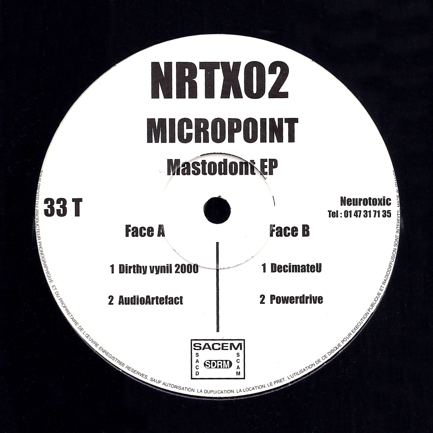 NRTX02 Micropoint: Mastodont EP