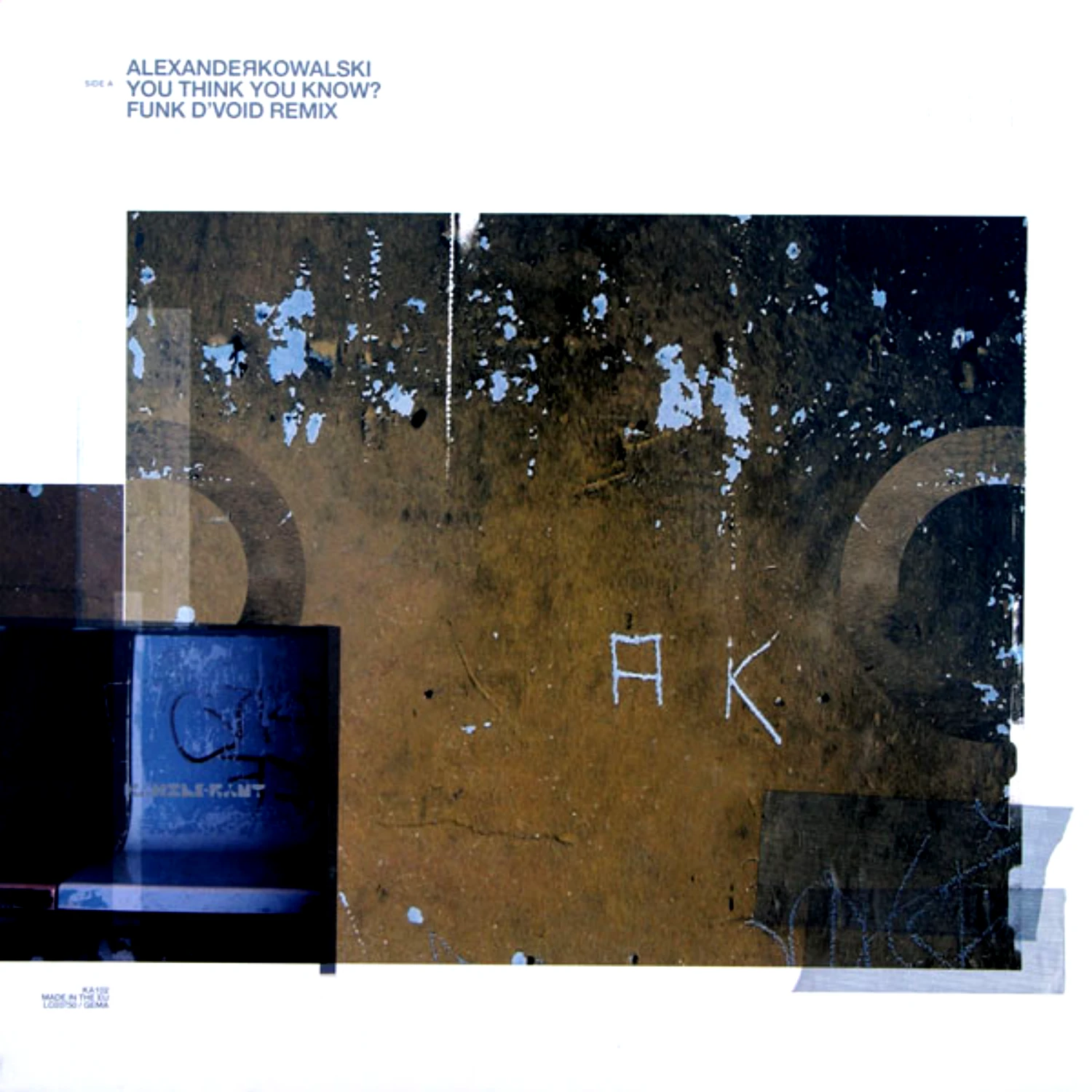 Alexanderkowalski: You Think You Know? (Funk D'Void Remix) / Emtec (De-constructed By The British Murder Boys)