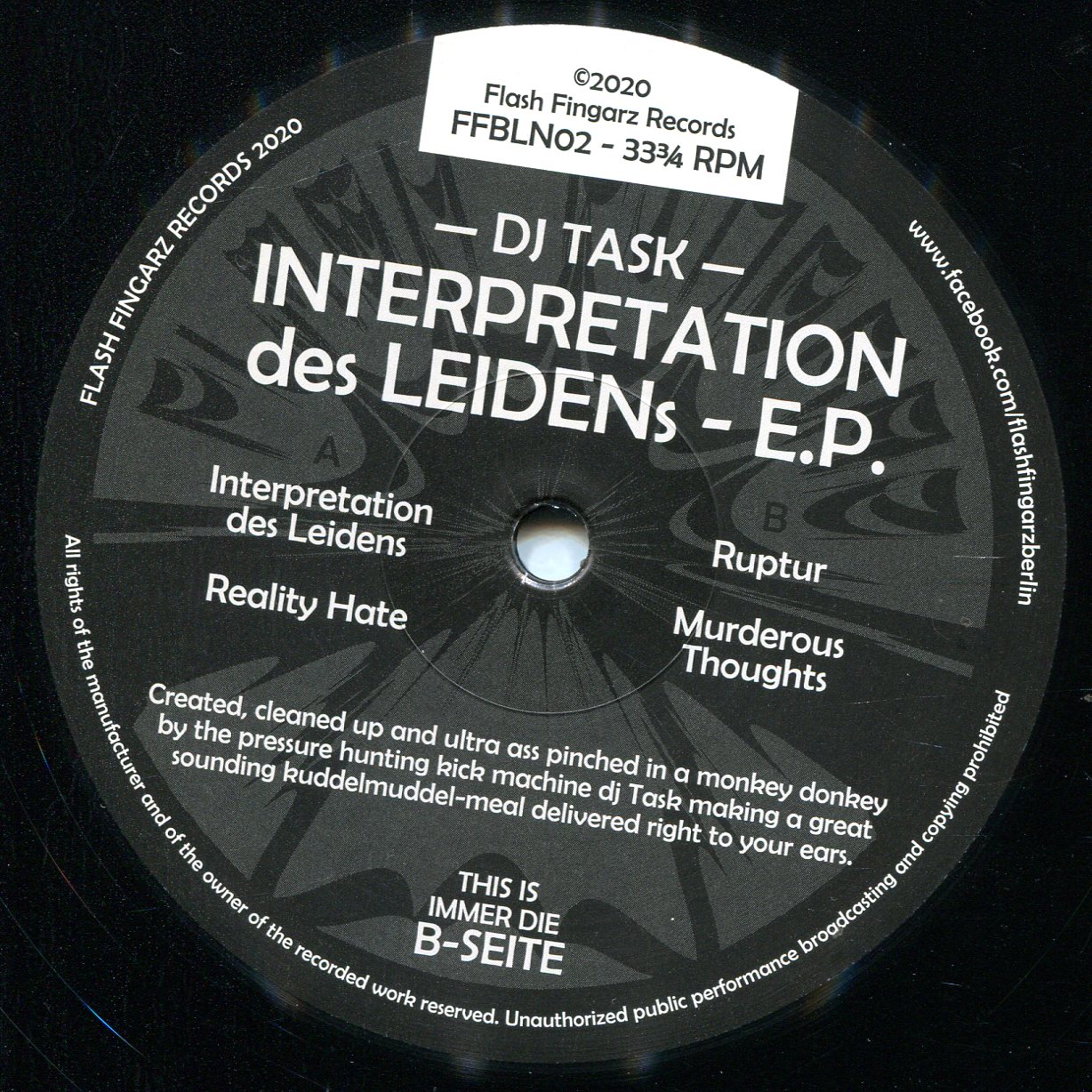 DJ Task: Interpretation des Leidens E.P.