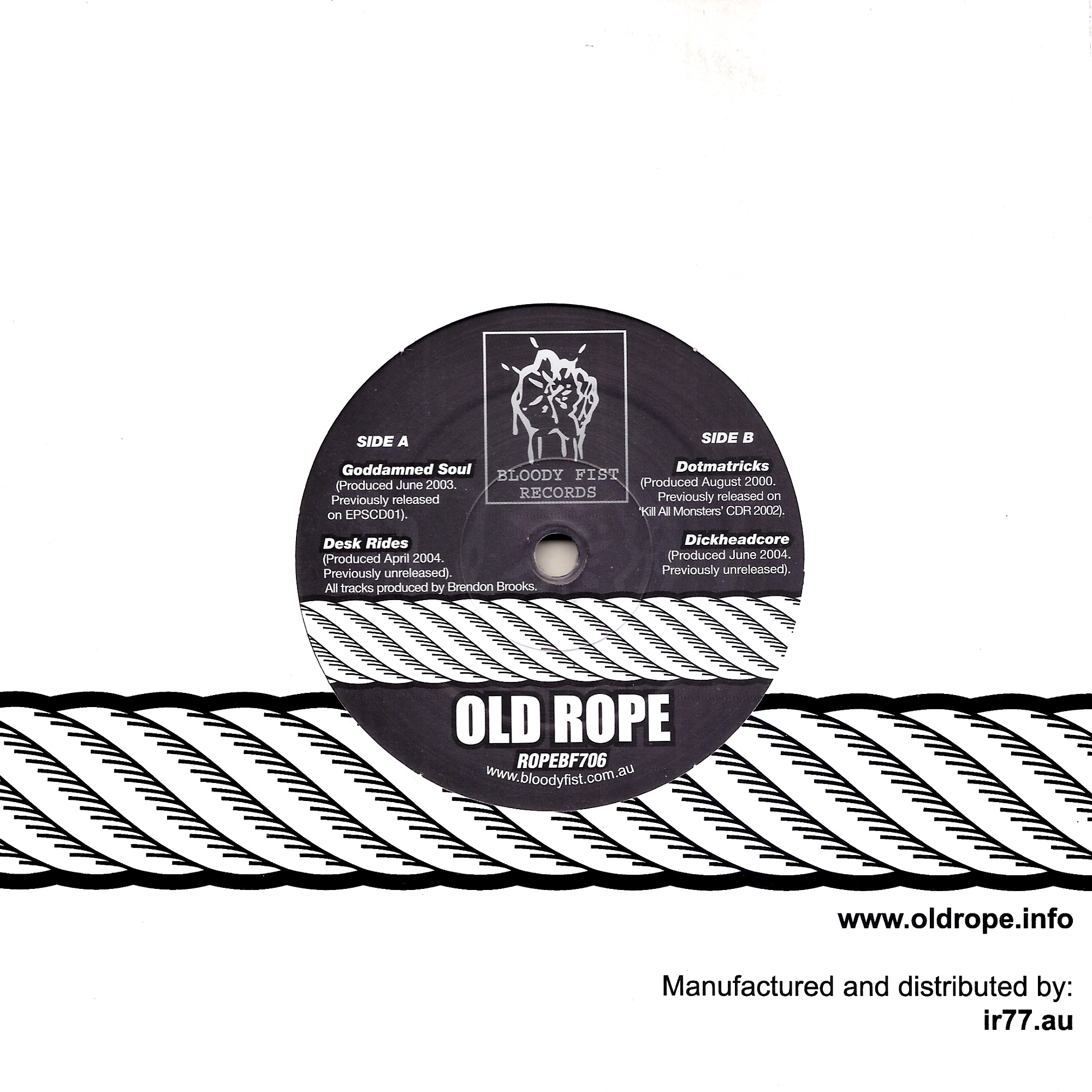 ROPEBF706-A Epsilon: Goddamned Soul / Desk Rides / Dotmatricks / Dickheadcore