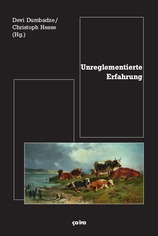 dumbadze-hesse-unreglementierte-erfahrung Devi Dumbadze/Christoph Hesse: Unreglementierte Erfahrung