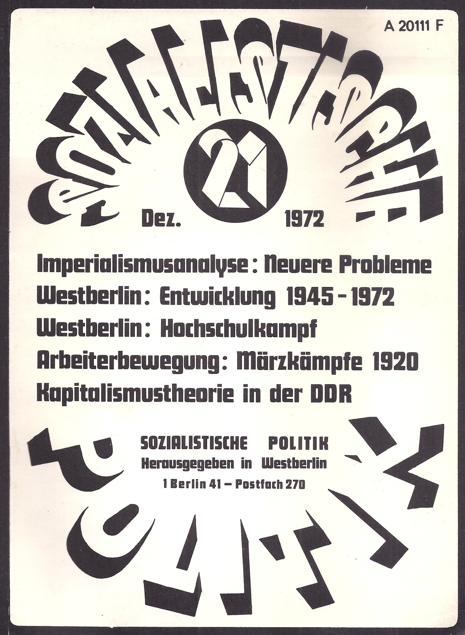Sozialistische Politik - Konvolut (3, 5, 6/7, 9, 11-21) Sozialistische Politik - Konvolut (3, 5, 6/7, 9, 11-21)