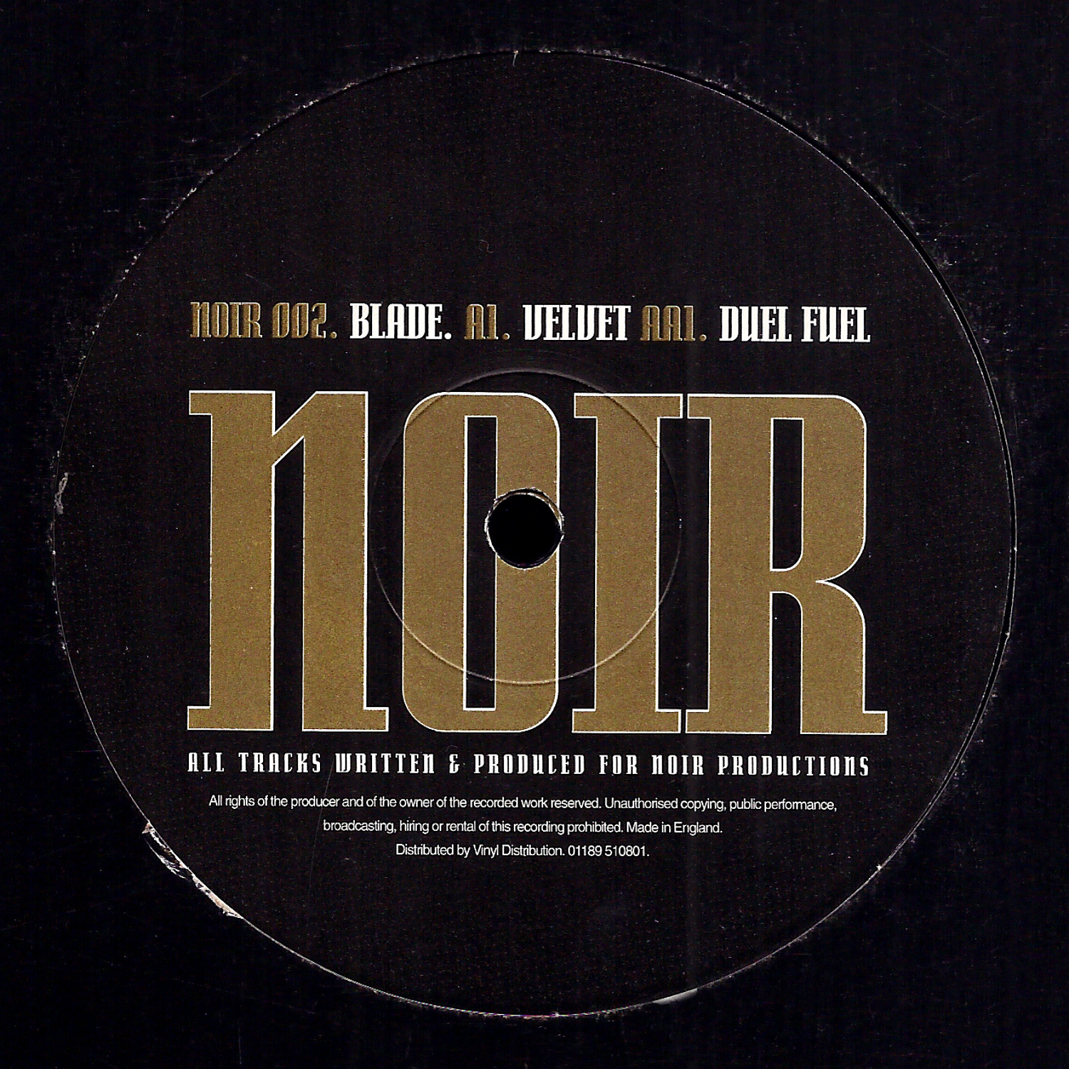 NOIR002 Blade: Velvet / Duel Fuel