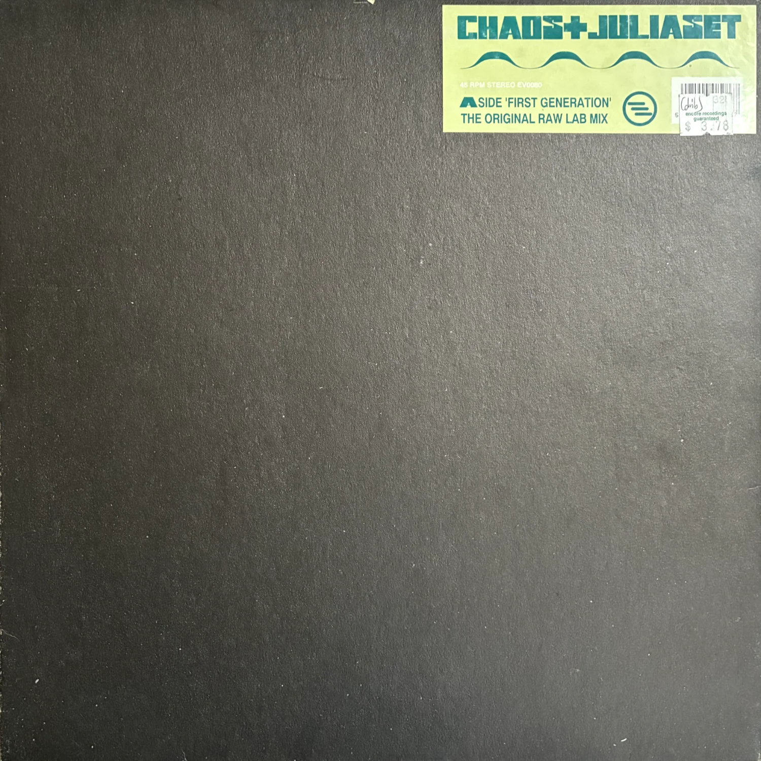 Chaos & Julia Set: First Generation (The Original Raw Lab Mix)