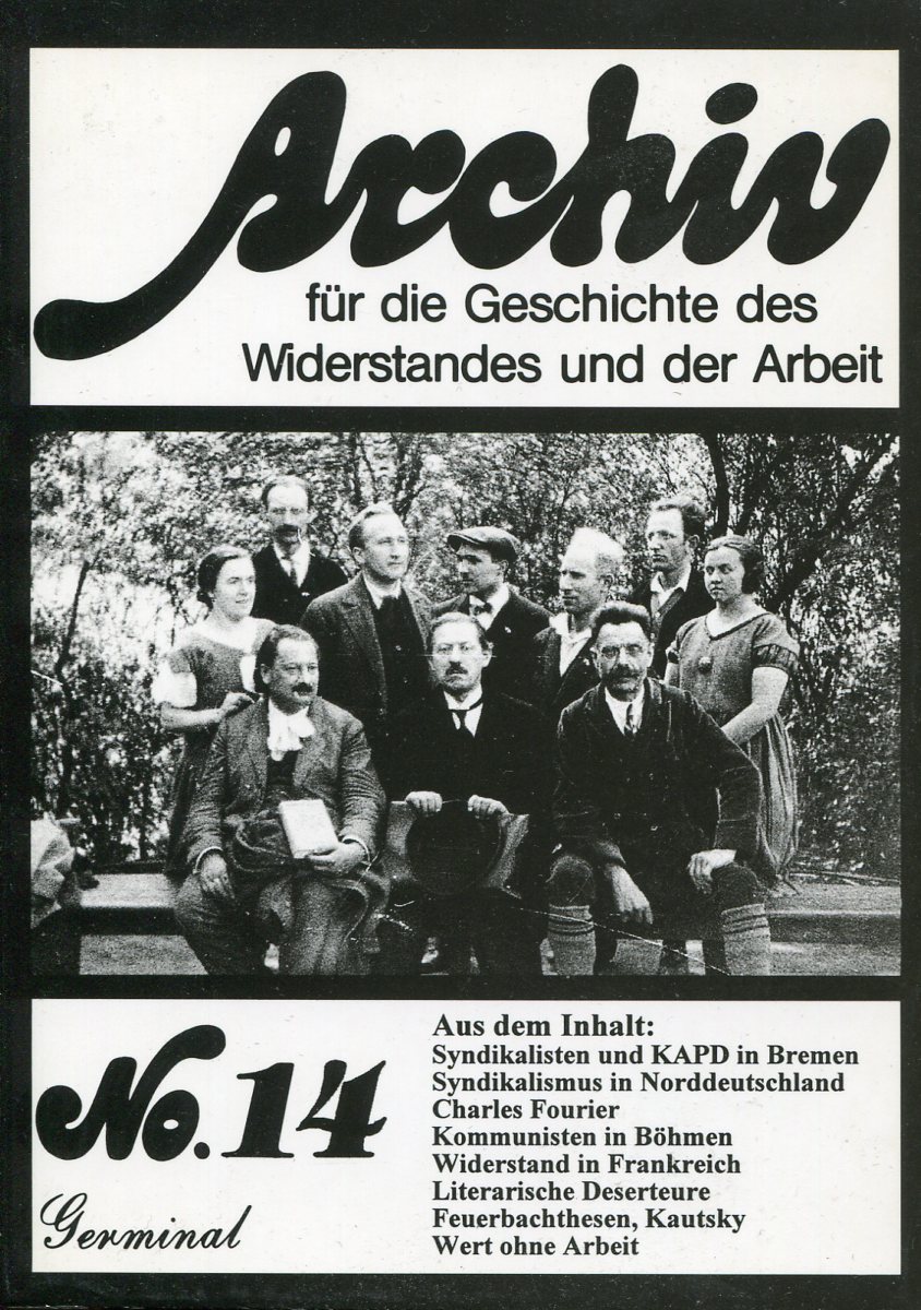 Archive für die Geschicte des Widerstandes und der Arbeit No. 14